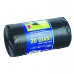 The Green Sack Extra Large Refuse Sacks 120 Litre Roll (Pack 20) 0703128 10656CP