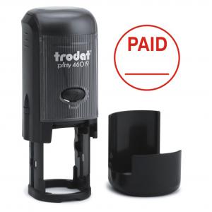 Photos - Other for retail Trodat Printy 46019 Self Inking Word Stamp PAID 19mm Diameter Red Ink 