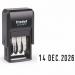 Trodat Printy 4810 Self Inking Budget Mini Date Stamp Black Ink - 70169 10715TD