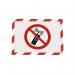 Durable DURAFRAME SECURITY Self-Adhesive Safety Sign White (Pack 2) - 4944132 10720DR