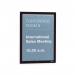 Durable DURAFRAME Self-Adhesive Sign & Document Holder with Magnetic Frame A4 Black (Pack 10) - 488201 10734DR