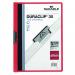 Durable Duraclip 30 Report File 3mm A4 Red (Pack 25) 220003 10747DR