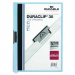 Durable Duraclip 30 Report File 3mm A4 Blue (Pack 25) 220006 10754DR