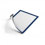 Durable DURAFRAME Magnetic Frame - Document Frame For Professional Internal Signage - A4 Dark Blue (Pack 5) - 486907 10818DR