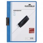 Durable DURAQUICK 20 A4 Document Clip Folder Blue (Pack 20) - 227006 10838DR