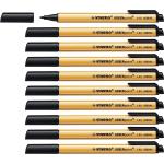 STABILO GREENpoint CO2 neutral Fibre Tip Sign Pen 0.8mm Line Black (Pack 10) 6088/46 10843ST