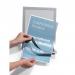 Durable DURAFRAME Self-Adhesive Sign & Document Holder with Magnetic Frame A4 Silver (Pack 10) - 488223 10846DR