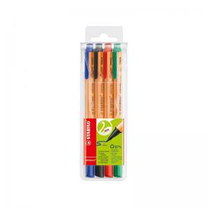 STABILO GREENpoint CO2 neutral Fibre Tip Sign Pen 0.8mm Line