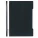 Durable Clear View Project Report File & Document Folder Extra Wide Format A4 Black (Pack 50) - 257001 10859DR