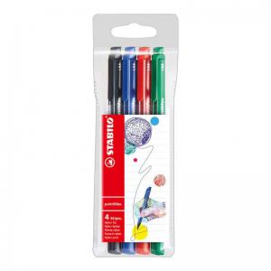 STABILO pointMax Nylon Tip Writing Pen 0.4mm Line BlackBlueRedGreen
