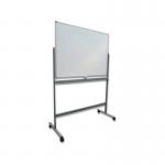 Twinco Mobile Double Sided Magnetic Floor Standing Whiteboard 150x120cm White - TW5467 10926PL