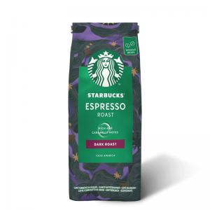 STARBUCKS DARK Espresso Roast Whole Coffee Bean Pack 200g - 12400227