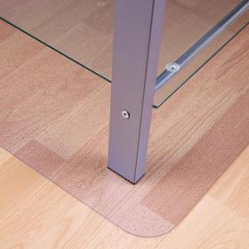 Floortex Chairmat Valuemat Phalate Free PVC for Hard Floors 120 x 75cm Transparent UFR127517EV 11014FL