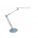 Alba Trek LED Desk Lamp White and Silver LEDTREK BC UK 11031AL