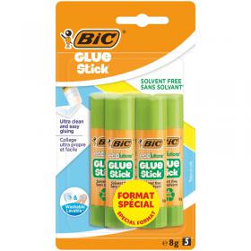 Bic Ecolutions Glue Stick Washable and Solvent Free 8g (Pack 5) - 9049263 11031BC