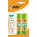 Bic Ecolutions Glue Stick Washable and Solvent Free 21g (Pack 2) - 9078342 11045BC