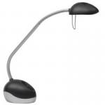 Alba X Led Desk Lamp Black Silver LEDX N UK 11059AL