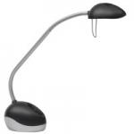 Alba X Led Desk Lamp Black Silver LEDX N UK 11059AL