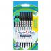 Paper Mate Kilometrico Ballpoint Pen Medium Point 1.0mm Black 80% recycled Plastic (Pack 8) - 2187678 11073NR