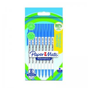 Paper Mate Kilometrico Ballpoint Pen Medium Point 1.0mm Blue 80