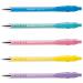 Paper Mate FlexGrip Ultra Pastel Ballpoint Pens Medium 1.0mm Tip Black Ink (Pack 5) 2152934 11101NR