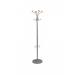 Alba Vienna Coat Stand 8 Pegs Wood and Silver PMVIENA 11122AL