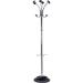 Alba Chromy Coat Stand 6 Pegs and 6 Mini Pegs Chrome/Black - PMCLAS 11129AL