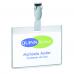 Durable Security Name Badge with Clip PVC 60x90mm Clear (Pack 25) 814319 11132DR