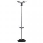 Alba Sevilla Coat Stand 12 Pegs Silver Grey PMSEV 11136AL