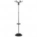 Alba Sevilla Coat Stand 12 Pegs Silver Grey PMSEV 11136AL