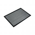 Doortex Valuemat Dirt Trapping Mat for Indoor Use 100 % Polypropylene Fibres Anti Slip Vinyl Backing 80 x 120cm Grey UFC480120VALGR 11168FL