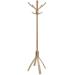 Alba Cafe Coat Stand 5 Double Pegs Light Wood - PMCAFE C 11178AL