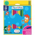 Paper Mate Childrens Colouring Pencils Pre-Sharpened Coloured Pencils Assorted Colours (Pack 24) 2166489 11178NR