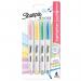 Sharpie S-Note Creative Permanent Marker Chisel Tip Assorted Colours (Pack 4) 2138234 11179NR