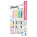 Sharpie S-Note Creative Permanent Marker Chisel Tip Assorted Colours (Pack 4) 2138234 11179NR