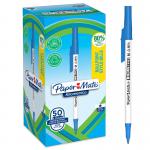 Paper Mate Kilometrico Ballpoint Pen Medium Point 1.0mm Blue 80% recycled Plastic (Pack 50) 2187702 11192NR