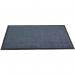 The photo shows a vibrant blue entrance mat from Floortex Europe Ltd. The Doortex Advantagemat features dirt-trapping capabilities and an anti-slip vinyl backing. Measuring 90x150cm, this mat is perfect for indoor use.