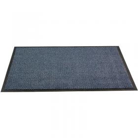 Doortex Advantagemat Dirt Trapping Mat for Indoor Use 100% Polypropylene Fibres Anti Slip Vinyl Backing 90 x 150cm Blue UFC49150DCBLV 11210FL