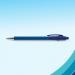 Paper Mate Flexgrip Gel Rollerball Pen 0.7mm Line Blue (Pack 12) - 2108213 11214NR