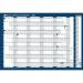 Sasco Super Compact Year Wall Planner 2024 Unmounted W400 x H285mm - 2410217 11262AC