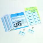 Durable Visitor Book 100 Refill Pack - 100 Perforated 90x60 mm Visitor Badge Inserts - GDPR Compliant - 146465 11286DR
