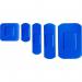 HypaPlast Blue Metal Detectable Plasters Assorted Sizes (Pack 100) - D7010 11297FA