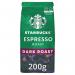 STARBUCKS Espresso Dark Roast Finely Ground Coffee (Pack 200g) - 12461186 11361NE