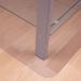 Advantagemat PVC Rectangular Office Chair Mat Floor Protector for Hard Floors 120 x 75cm Clear - UFC1275120EV 11364FL