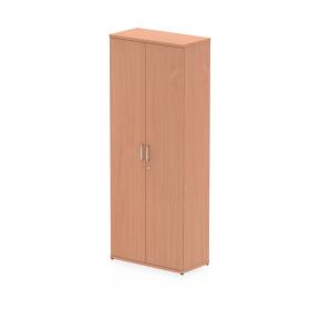 Impulse Wooden Cupboard with Adjustable Shelves W800 x D400 x H2000mm Beech Finish - S00004 11367DY