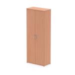Impulse Wooden Cupboard with Adjustable Shelves W800 x D400 x H2000mm Beech Finish - S00004 11367DY