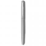 Parker Jotter Fountain Pen Stainless SteelChrome Barrel Blue and Black Ink - 2030946 11372NR