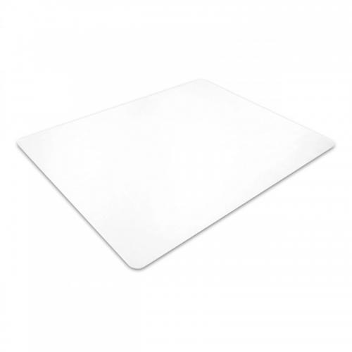 The picture shows a clear office chair mat from Floortex Europe Ltd. It measures 120x90cm and is designed for low and standard pile carpets. The AdvantagematPlus APET mat provides protection for the floor and smooth movement for office chairs.