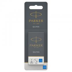 Parker Quink Long Ink Refill Cartridge for Fountain Pens Blue (Pack 10) - 1950207 11386NR