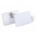 Durable Name Badge 54x90mm with Combi Clip Includes Blank Insert Cards Transparent (Pack 50) - 810119 11391DR